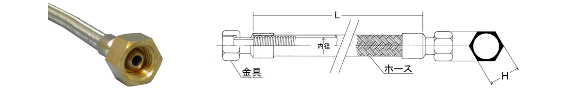 ガス用フレキシブルホース